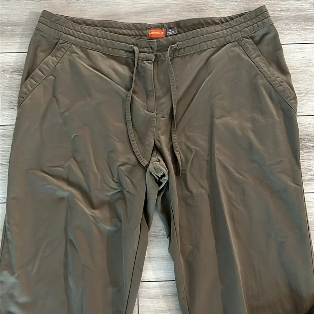 Merrell Muritz Hiking Outdoor Pants Boulder Rocher Size 16 olive green